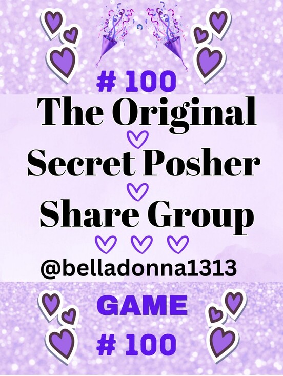 secret posher follow group Other - 09/26/2026 SAT ♥️ NO 100 ♥️ NOW PLAYING ♥️ PLEASE LIKE SHARE TAG THIS LISTING